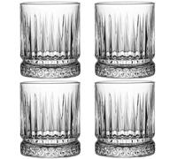 BEVKAF Crystal Whiskey Glasses, 350ml Set of 4 Lead Free Hand Blown Crystal, Perfect for Scotch, Bourbon, Manhattans, Old Fashioned's, Cocktail (Upgraded)