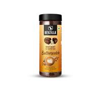 Bevzilla 200 GM Butterscotch Flavoured Instant Coffee Powder | Arabica Beans | Best For Espresso, Latte & Cappucino | Hot & Cold Coffee | Unbreakable Jar