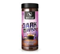 Bevzilla 200 Gram Black Roast (Dark Wish) Strong Coffee | Make 100 Cups | Arabica Coffee Powder | Bold & Intense | Best for Espresso, Cappuccino, Latte|Hot & Cold Brew Ready