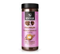Bevzilla 200 Gram Vanilla Flavoured Instant Coffee Powder Jar|Make 100 Cups|Arabica Coffee|Best for Espresso, Latte & Cappucino|Hot & Cold Brew