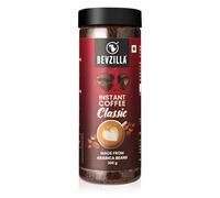 Bevzilla Classic Instant Coffee Powder Jar - 200g | Arabica Coffee | Best for Espresso, Latte & Cappucino | Hot & Cold Brews | Makes upto 100 Cups | No added preservatives