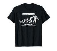 Beware Artificial Intelligence T Shirt Funny Evolution, AI T-Shirt