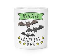 Beware Crazy Bat Man Makeup Brush Pencil Pot