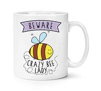 Beware Crazy Bee Lady 10oz Mug Cup