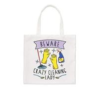 Beware Crazy Cleaning Lady Regular Tote Bag
