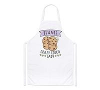 Beware Crazy Cookie Lady Chefs Apron