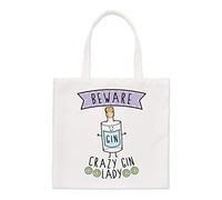 Beware Crazy Gin Lady Regular Tote Bag
