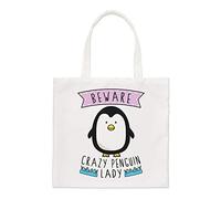 Beware Crazy Penguin Lady Regular Tote Bag