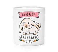 Beware Crazy Rabbit Girl Makeup Brush Pencil Pot