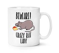 Beware Crazy Rat Lady 10oz Mug Cup