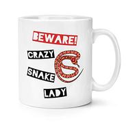 Beware Crazy Snake Lady 10oz Mug Cup
