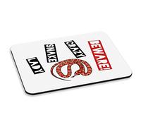 Beware Crazy Snake Lady PC Computer Mouse Mat Pad