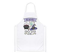 Beware Crazy Witch Girl Chefs Apron