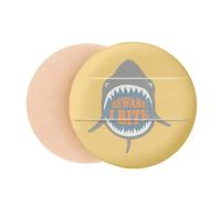 Beware I Bite Shark Illustrate Air Cushion Makeup Foundation Sponge Powder Puff