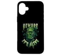 Beware It's Alive Frankenstein's Monster Halloween Case for iPhone 16 Plus