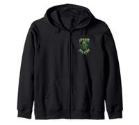 Beware It's Alive Frankenstein's Monster Halloween Zip Hoodie