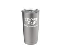Beware Little Monsters Halloween Ghost Stainless Steel Insulated Tumbler