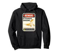 Beware Of Bearded Dragons Reptile Pet Lizard Owner Pullover Hoodie