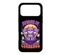 Beware of Cerberus Cute Halloween Puppy Design Case for iPhone 17 Pro Max