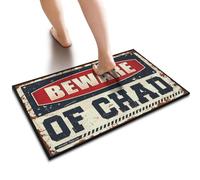 Beware Of Chad Bath Mat/Bathroom Essentials New Home Anti Fatigue Kitchen | Runner, Door Decor For Front Door Outside Things For Your Room Fall Door Outdoor Persian, Welcome Mats For Front Door Funny