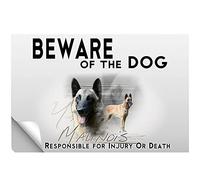 beware of dog stick belgian shepherd