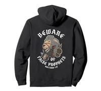 Beware Of False Prophets, Matthew 7:15 - On Back Pullover Hoodie