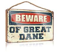 Beware Of Great Dane Plaque For Coffee Bar Decor Welcome Home Decor