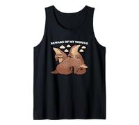 Beware of My Tongue Pangolin Tank Top