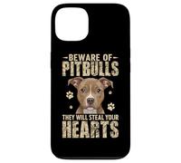 Beware Of Pitbulls They Will Steal Your Hearts Case for iPhone 13