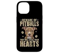 Beware Of Pitbulls They Will Steal Your Hearts Case for iPhone 14
