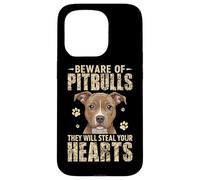 Beware Of Pitbulls They Will Steal Your Hearts Case for iPhone 15 Pro