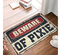 Beware Of Pixie For Corner Carpet Outdoor Waterproof