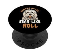 Beware Of The Bear-Like Roll Old English Sheepdog PopSockets Adhesive PopGrip