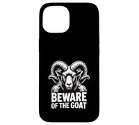 Beware Of The Goat Occult Symbol Dark Esoteric Warning Case for iPhone 15