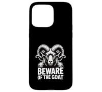 Beware Of The Goat Occult Symbol Dark Esoteric Warning Case for iPhone 15 Pro Max