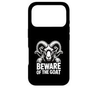 Beware Of The Goat Occult Symbol Dark Esoteric Warning Case for iPhone 17 Pro