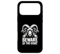 Beware Of The Goat Occult Symbol Dark Esoteric Warning Case for iPhone 17 Pro Max