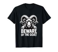 Beware of The Goat Occult Symbol Dark Esoteric Warning T-Shirt