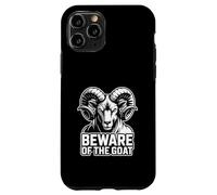 Beware Of The Goat Ram Warning Graphic Case for iPhone 11 Pro