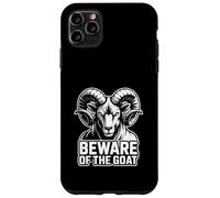Beware Of The Goat Ram Warning Graphic Case for iPhone 11 Pro Max