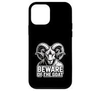 Beware Of The Goat Ram Warning Graphic Case for iPhone 12 mini