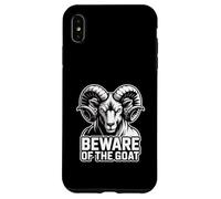 Beware Of The Goat Ram Warning Graphic Case for iPhone XS Max