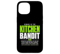 Beware Of The Kitchen Bandit Pickleball Case for iPhone 15