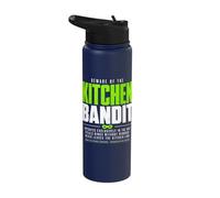 Beware of The Kitchen Bandit Pickleball Stainless Steel Insulated Water Bottle