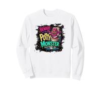 BEWARE OF THE POTTY MONSTER WEAR DIAPERS Sweatshirt