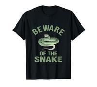 Beware Of The Snake - Green Python T-Shirt