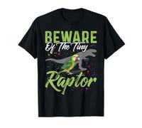 Beware Of The Tiny Raptor Shirt Conure Green Cheek Conure T-Shirt
