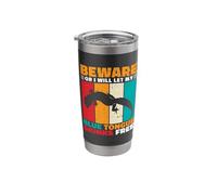 Beware or I Will let My Blue Tongue Skinks Stainless Steel Insulated Tumbler