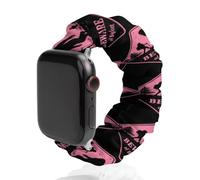 Beware Sasquatch Bigfoot Sign Cute Watch Band Scrunchies Compatible with IWatch 38mm 40mm 42mm 44mm Elastic Strap