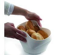 BeWare Silikomart | Lily 05 Multi-Purpose Silicone Basket, White Color, Dimensions 200 x 200 mm h130 mm, Made in Italy